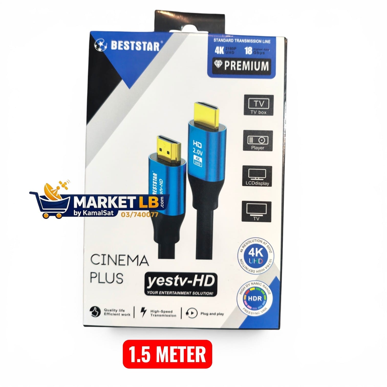 CABLE HDMI 1.5